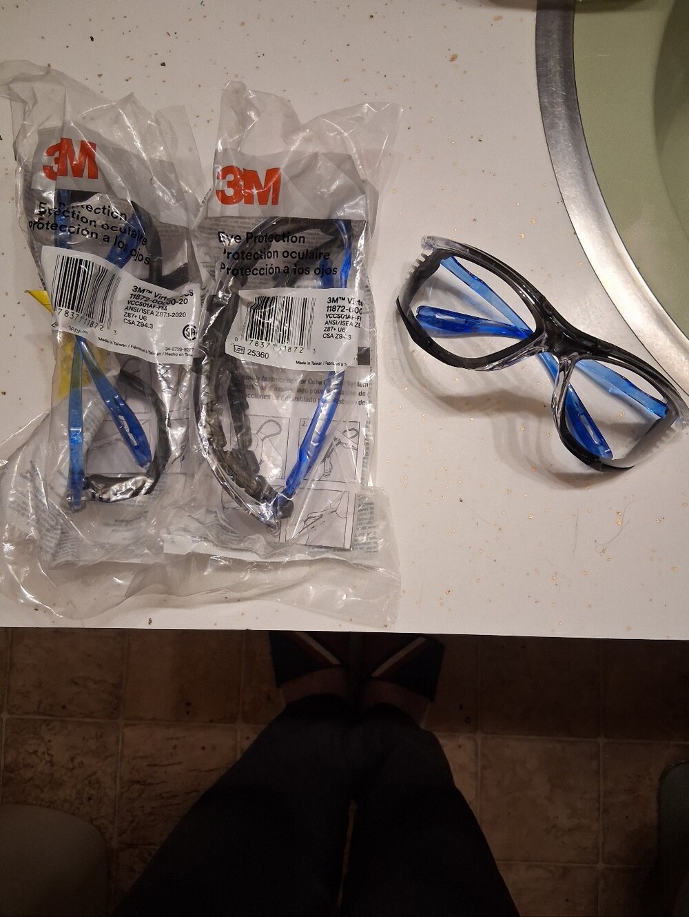 3M Virtua Safety Glasses - 3 Pair